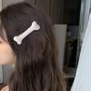 10PCS Dog Bone Hair Clips Decorative Side Band Clips Hairpins Alligator Barrettes Cosplay Costume Hair Accessories for Christmas Halloween 5Pairs White view 2