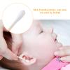 Cotton Swabs, Individually Wrapped Cotton Buds, 200 Count Biodegradable Cotton Tip Applicator Suitable for Ear, Beauty Care, Cleaning, Make-upRound and Pointed Shape Cotton Heads view 3