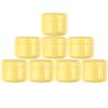 20 Pcs 50ml Cosmetic Plastic Jars with Inner and Screw Lid Yellow Leak Proof Round Empty Container Jars for Cosmetic, Lotion, Cream view 1