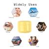 20 Pcs 50ml Cosmetic Plastic Jars with Inner and Screw Lid Yellow Leak Proof Round Empty Container Jars for Cosmetic, Lotion, Cream view 4