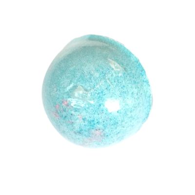 prettDliJUN 1PC Sea Salt Bubble Bath Bomb Skin Aromatherapy Bath Bomb Bath Salt Ball For Kids Adults Teens Blue 1size