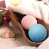 prettDliJUN 1PC Sea Salt Bubble Bath Bomb Skin Aromatherapy Bath Bomb Bath Salt Ball For Kids Adults Teens Blue 1size view 4