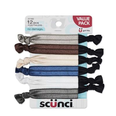 Conair, Bright Knotted Ponytailer, 12 Count