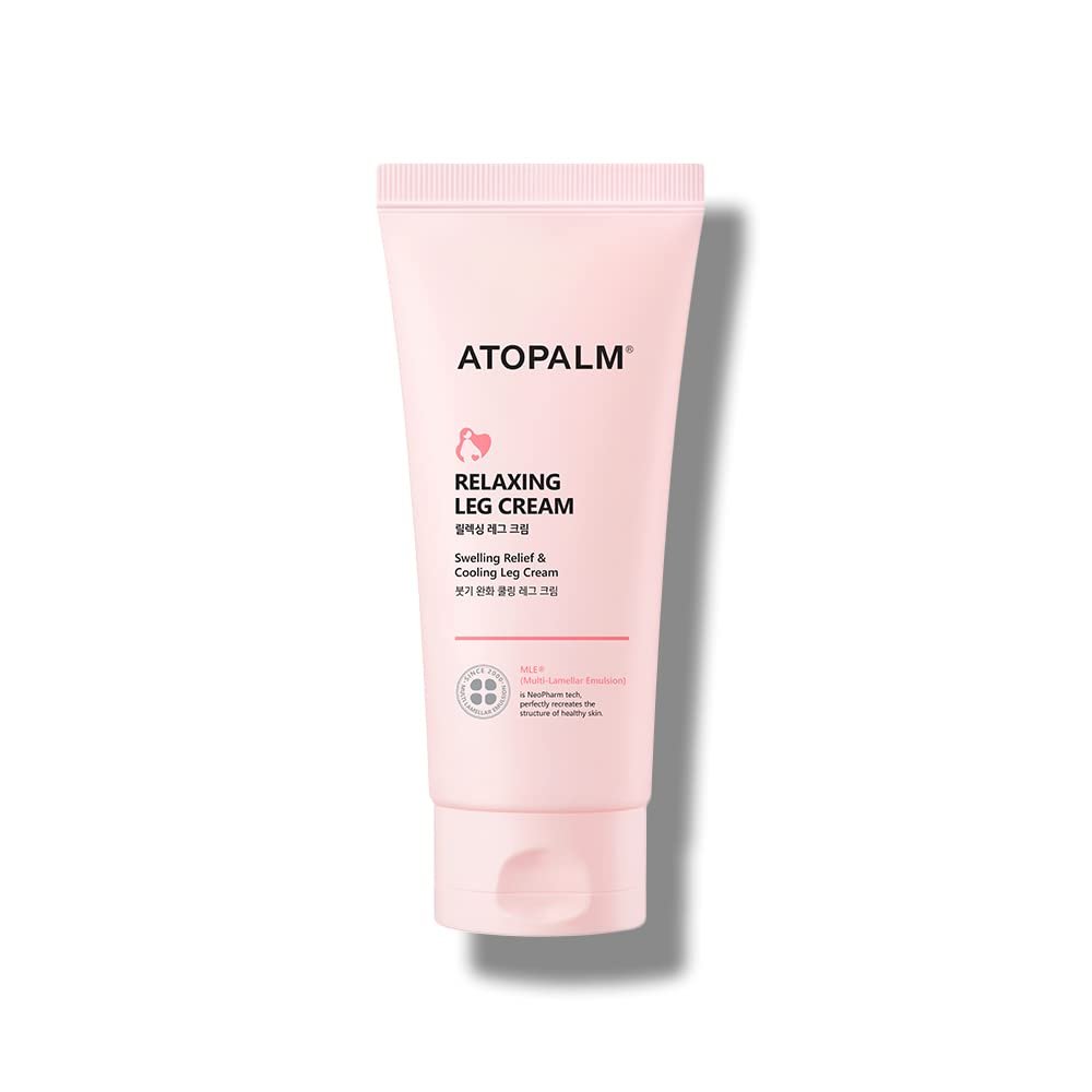 ATOPALM Maternity Care Relaxing Leg Cream 5 Fl Oz | Swelling Relief Calming Cream for Swollen legs and weakened skin elasticity | Refreshing Cooling Effect of Reducing Legs Skin Tempreature