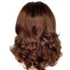 13x6 HD Transparent Lace Front Natural Wave Human Hair Wig With Baby Hair Ombre Blonde #30 Color For Black Women Hair Replacement Wig 150% Density Pre-Plucked Natural Hairline Natural Looking 22 Inch view 3