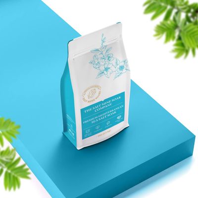Vanilla Premium Mediterranean Fine Grain (.3mm) Sea Salt Soak 15 lbs - Custom - Purple