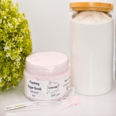 Foaming Sugar Scrub (Coco Me please, Medium)