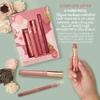 Rachel Couture Complete Lip Kit | Includes Lipstick, Lip Liner & Lip Gloss | Vegan & Cruelty Free | Infused with Rose Extract - Nude view 2