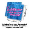 Hair and Beauty Salon (24" x 36") 4Mm Corrugated Plastic Panel, Graphics Applied to 1 Side (Pk of 2) | Barber, Haircut, Styling, Hairstyle view 2