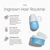 Bushbalm Francesca Trimmer Electric Shaver, 2 Step Routine for Ingrown Hair & Razor Bumps Prevention, Nude Exfoliating Scrub (236 ml) and Nude Ingrown Oil (30 ml). view 4