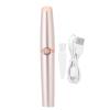 Eyebrow Trimmer Lipstick Shaped Electric Eyebrow Lipstick Shaped Electric Women'S Shaver Rose Gold Eyebrow Trimmer view 1