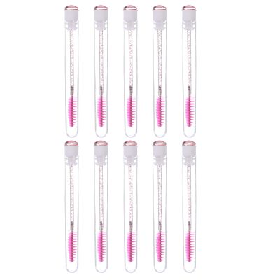 Beaupretty 10pcs Portable Eyelash Brush Spiral Wands for Natural Makeup Eyelash and Eyebrow Brushes for Travel and Daily Use Face