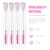 Beaupretty 10pcs Portable Eyelash Brush Spiral Wands for Natural Makeup Eyelash and Eyebrow Brushes for Travel and Daily Use Face view 2
