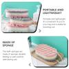 Healifty 6pcs Bath Sponges Scrubbers Deep Cleansing Soft Comfortable for All Skin Adult Shower Sponge Towel Random Color view 2