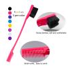 AcceLeah 24 Pieces Hair Brush Set, Nylon Teasing Hair Brushes , Double Sided Hair Edge Brush Smooth Comb Grooming, Rat Tail Combs view 3