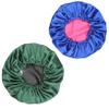 2packs of Satin Sleep Cap, Adjustable Satin Cap, Silk Bonnet, Reusable Bath Hair Cap for Night Sleeping Reversible Double Layer 2 Pack view 1