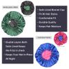 2packs of Satin Sleep Cap, Adjustable Satin Cap, Silk Bonnet, Reusable Bath Hair Cap for Night Sleeping Reversible Double Layer 2 Pack view 4
