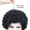BECUS Afro Wigs for Black Men Short Afro Wigs Men 70's 80's Disco Funny Cosplay Afro Wig African American Full Synthetic Wig (Natural Black #1B) view 4