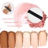 10PCS Powder Puff 2.16 inch Powder Makeup Puffs Pads Makeup with Ribbon Face Powder Puffs for Loose and Foundation Replacement (10PCS Normal Size 2.16 Inch) view 2