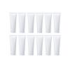 12PCS Refillable Empty Plastic Tubes White Cosmetic Containers Plastic Soft Tubes Bottle for Package Facial Cleanser Hand Cream Cosmetic Lotion(50ML) view 1