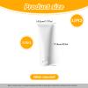 12PCS Refillable Empty Plastic Tubes White Cosmetic Containers Plastic Soft Tubes Bottle for Package Facial Cleanser Hand Cream Cosmetic Lotion(50ML) view 2