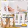 12PCS Refillable Empty Plastic Tubes White Cosmetic Containers Plastic Soft Tubes Bottle for Package Facial Cleanser Hand Cream Cosmetic Lotion(50ML) view 4