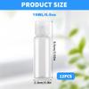 12PCS 15ml/0.5oz Empty Plastic Bottles with Flip Top Cap Refillable Clear Travel Bottles Makeup Sample Packing Storage Pot Jars with Flip Cap for Shampoo Toner Lotion Toiletries view 2