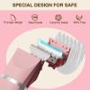 Bikini Trimmer for Women,Rechargeable Ladies Bikini Hair Trimmer Removal with Snap-in Ceramic Blades IP7X Washable Head,Pink view 3
