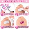 180 Pieces Breast Cancer Awareness Face Tattoos Pink Breast Cancer Stickers Pink Ribbon Temporary Tattoos for Women for Party Fundraising Accessories Decoration view 2