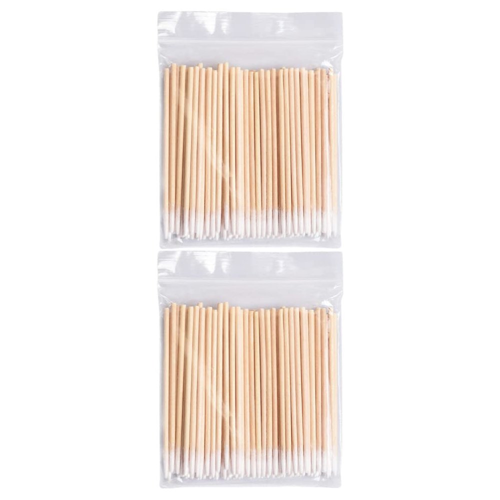 Beaupretty 1000pcs Disposable Pointed Cotton Swabs for Makeup Removal and Cleaning for Beauty Shops and Home Use Sterilized Tipped Applicators for Eyebrow and Eyelash Care