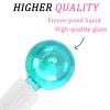 CIBLUTY Ice Globes for Facials- Freezer Free Face Rollers with Essence for Daily Beauty Routines, Skin Massagers Globes Durable Quartz Glass for Reduce Puffiness Skin Cooling (Update Green) view 2