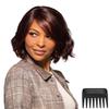 Bundle - 3 Items: Quinn Wig by Jon Renau, Christy's Wigs Q & A Booklet & Wide Tooth Comb - Color: 1BRH30 view 1