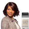 Bundle - 3 Items: Quinn Wig by Jon Renau, Christy's Wigs Q & A Booklet & Wide Tooth Comb - Color: 1BRH30 view 3
