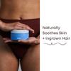 Bushbalm Nude Exfoliating Scrub (236 ml) for Ingrown Hair & Razor bumps Prevention and Francesca Trimmer Electric Shaver for Close Grooming and Pre-Wax Preparation view 4