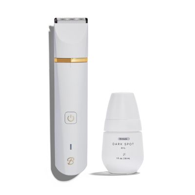 Bushbalm Bermuda Oil (30 ml) for Dark Spots and Francesca Trimmer Electric Shaver for Close Grooming and Pre-Wax Preparation