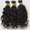 Loose Wave Nano Ring I Tip Human Hair Extension Brazilian Remy Pre Bonded Nano Rings Human Hair Micro Beads Short Loose Wave Microlinks Hair Bundles 100g 100strands (16inch 100strands, #1(Jet Black)) view 2