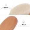EXCEART 2pcs Shredded Hair Cleaning Brush Ergonomic Handle Brush for Haircuts and Showers for Barbers and Home Use view 4