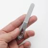 AKOAK 2 Pcs Nail File, Non-Slip Handle, Frosted Plate, Stainless Steel, Easy to Grind, Suitable for Salons, Families and Travel, for Both Men and Women view 4