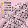 PrintOnDemand Custom Adult Haircut Cape 39x47 inch, Personalized Barber Styling Cape Add Your Image for Adults, Kids, Salon and Home,LightPink view 4