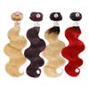 Ali Bundles Unprocessed Brazilian Virgin Human Hair Weave Body Wave ([22"], 99J) view 1