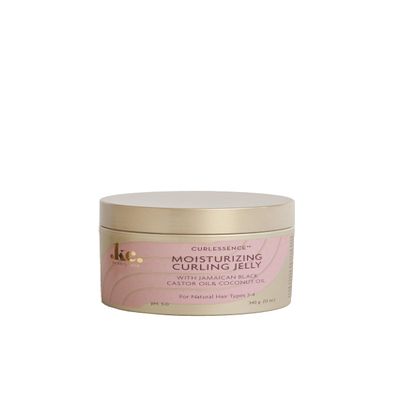 KeraCare CurlEssence Coconut Curling Jelly 11.25 oz - With Jamaican Black Castor Oil & Coconut Oil - Lock in Moisture - For Shiny & Defined Curls