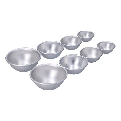 Bath Salt Balls, DIY Bath Salt Balls, Household Portable Aluminum Alloy Mousse Cake Baking Set, 8-Piece Kit