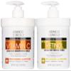 Advanced Clinicals Retinol Body Lotion + Brightening Vitamin C Lotion 2pc Skincare Set For Women & Men | Body Cream & Face Moisturizer Set Helps Improve The Look Of Dark Spots & Uneven Skin Tone, 2PC view 1