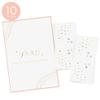 STARRY FRECKLES Set of 10 Premium Waterproof Metallic Foil Temporary Flash Tattoos - Party Favors, Temporary Tattoos, Freckles, Star Tattoos, Face Jewels view 2