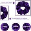 IVARYSS Purple Scrunchies, Premium Velvet Soft Hair Scrunchy, Solid Colors Thick Elastic Bands, Hair Accessories for Women and Girls, 12 Pack view 2