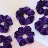 IVARYSS Purple Scrunchies, Premium Velvet Soft Hair Scrunchy, Solid Colors Thick Elastic Bands, Hair Accessories for Women and Girls, 12 Pack view 3