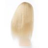 Haoke 613 Lace Front Wig Human Hair 150% Density Kinky Straight 613 Blonde Lace Front Wig Human Hair Long Yaki Straight Wig For Black Women 13x4 Middle Part Lace Wig12inch view 3