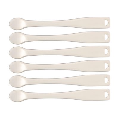 Healifty 6pcs Reusable Cosmetic Spoons Durable Facial Cream Applicators for Skincare Lotions Masks Easy Clean Beauty Tools for Creams and Lotions