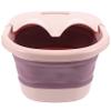 1pc Footbath Washing Foot Basin Bath Spa Tub Portable Wash Sink Wash Basin Soaking Tub Soaker Soak Bath Travel Bucket Massage Silica Gel view 1