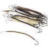 NSBELL 36PCS Elastic Hook Hair Tie Styling Ponytail Holder Hooks Hair Cord (Black, Coffee and Apricot) view 3